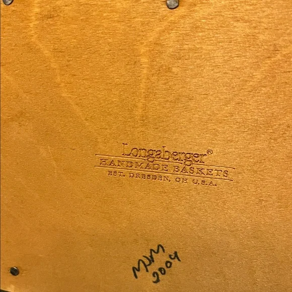 Longaberger Christmas Collection basket 2004 Get Together Basket - Picture 5 of 7